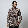 Buy Bagru Block Printed Cotton Men Full Sleeve Shirt Online l iTokri.com