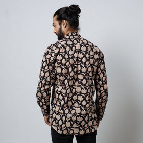 Buy Bagru Block Printed Cotton Men Full Sleeve Shirt Online l iTokri.com