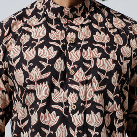 Buy Bagru Block Printed Cotton Men Full Sleeve Shirt Online l iTokri.com