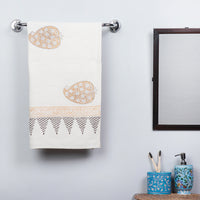 Block Printed Cotton Towel