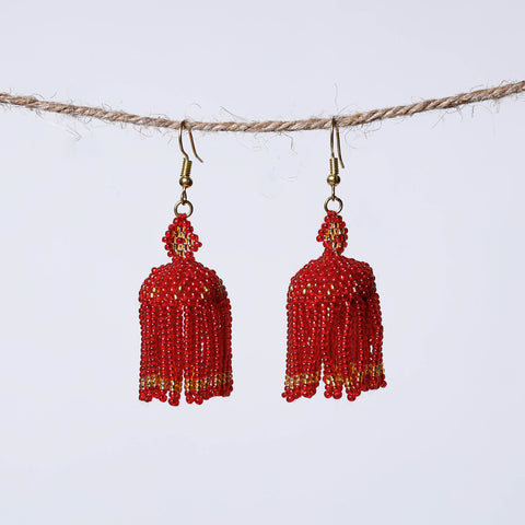 neemuch beadwork earrings