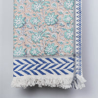 Block Printed Cotton Towel
