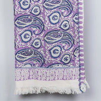 Block Printed Cotton Towel
