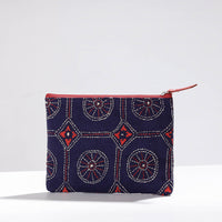 Handcrafted Kantha Embroidery Multipurpose Pouch