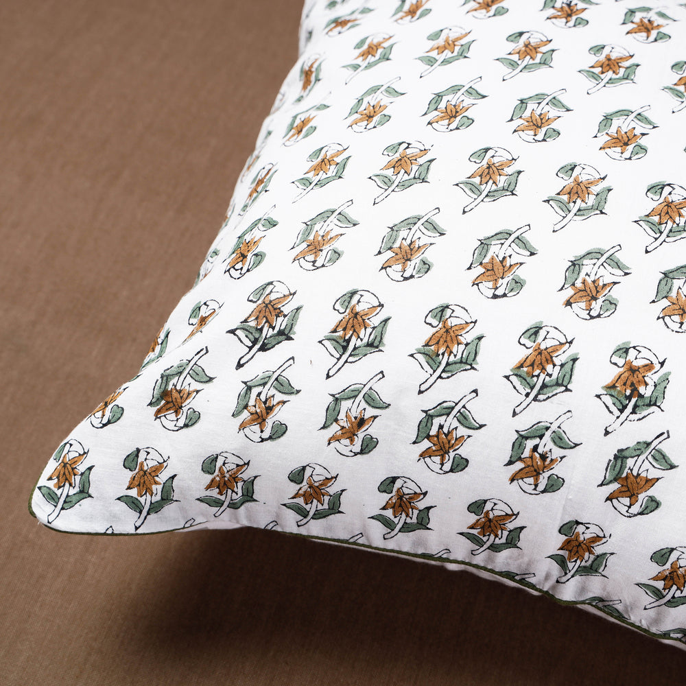 Block Printed Cushion Cover 