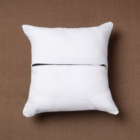 Blue Sanganeri Block Printed Cotton Cushion Cover 