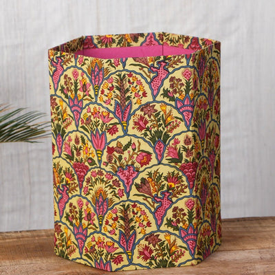 Sukirti Handmade Collapsible Waste Paper Bin - 12in x 10in