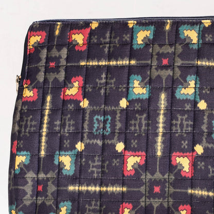 Handcrafted Quilted Laptop Sleeve (10 x 14 in)