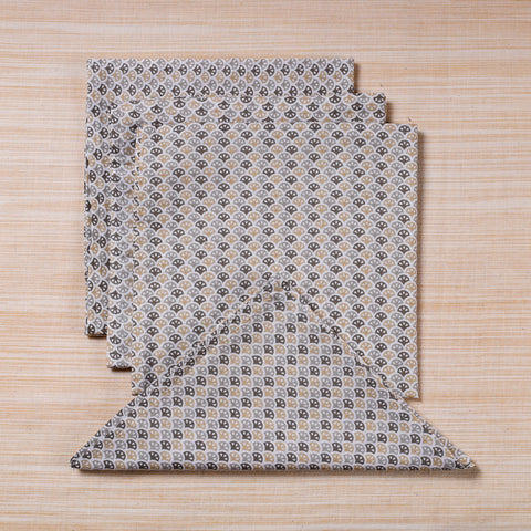  Multicolor Hand Block Prints Cotton Table Napkin