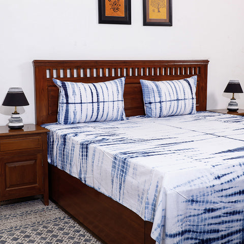 Shibori Double Bed Cover Set