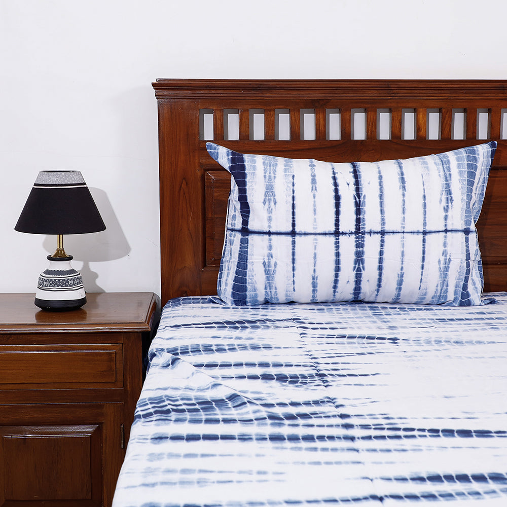 Shibori Double Bed Cover Set