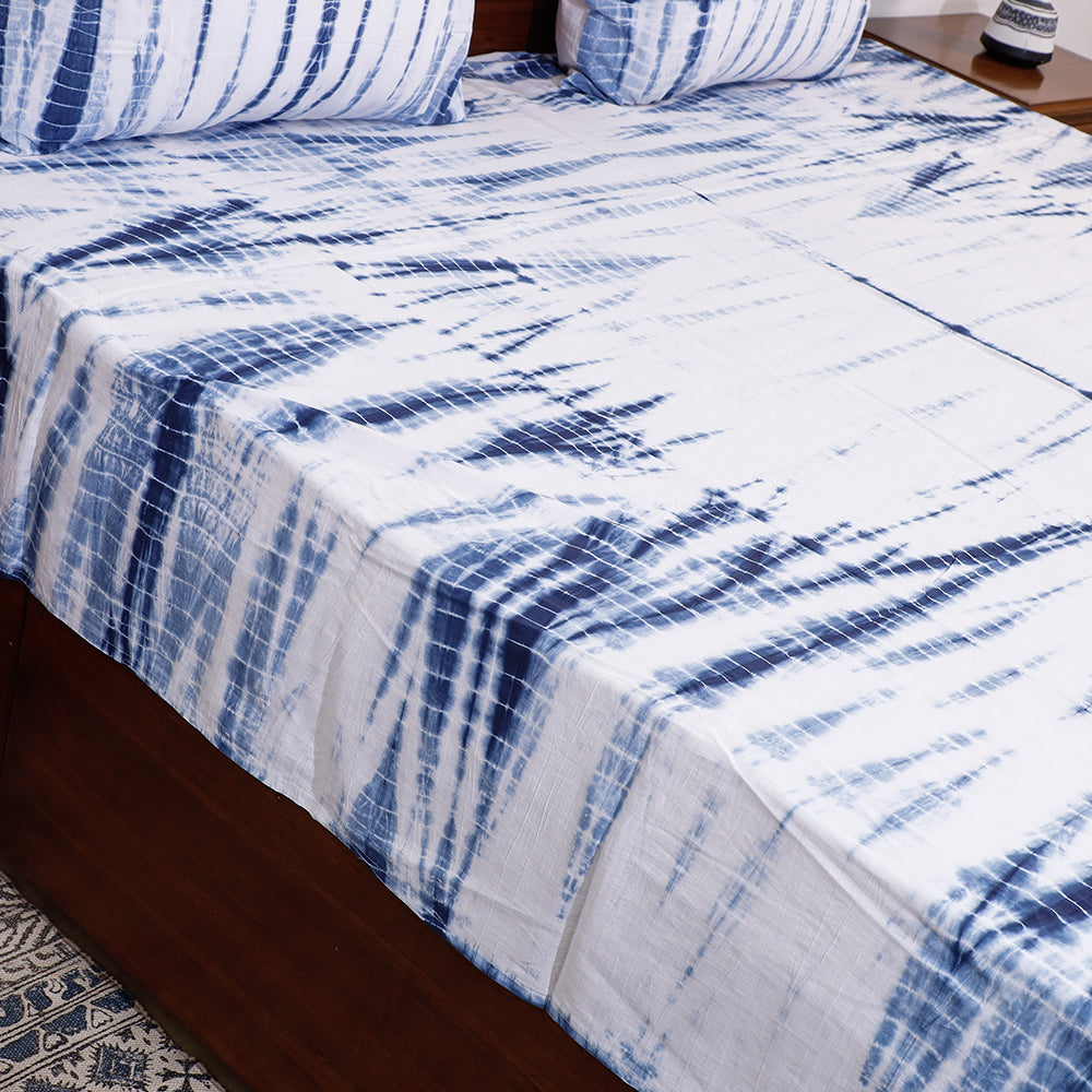 Shibori Double Bed Cover Set