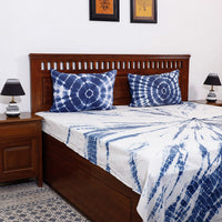 shibori bed cover