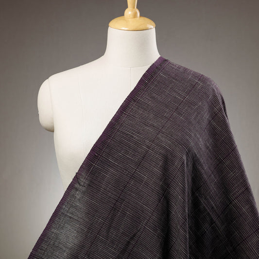 Black - Godavari Jamdani Pure Handloom Cotton Fabric