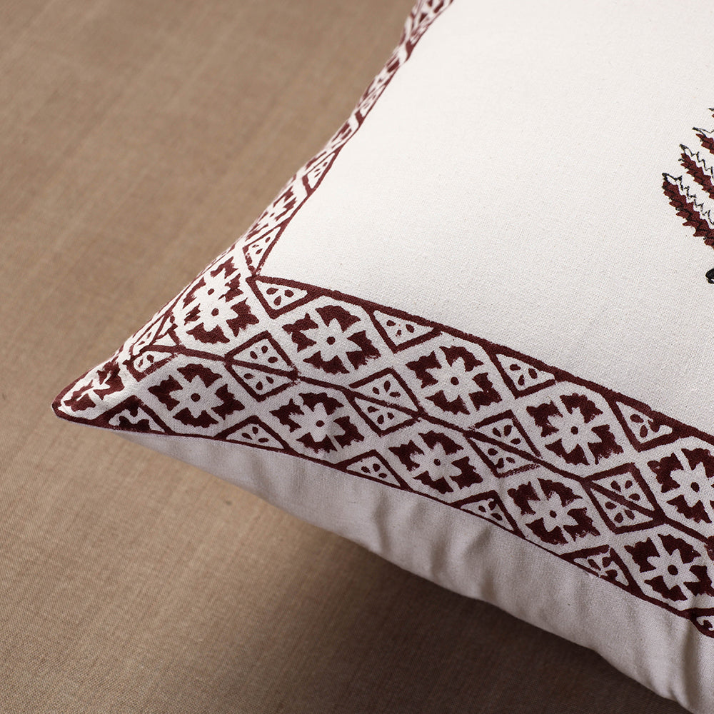 Block Printed Cushion Cover