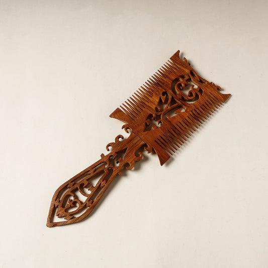 Hand Carved Sheesham Wood Comb (Big)