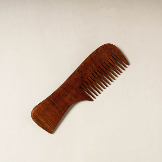 Hand Carved Sheesham Wood Comb (Big)