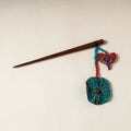  Handcrafted Gamcha Fabart Beadwork Wooden Juda Stick 