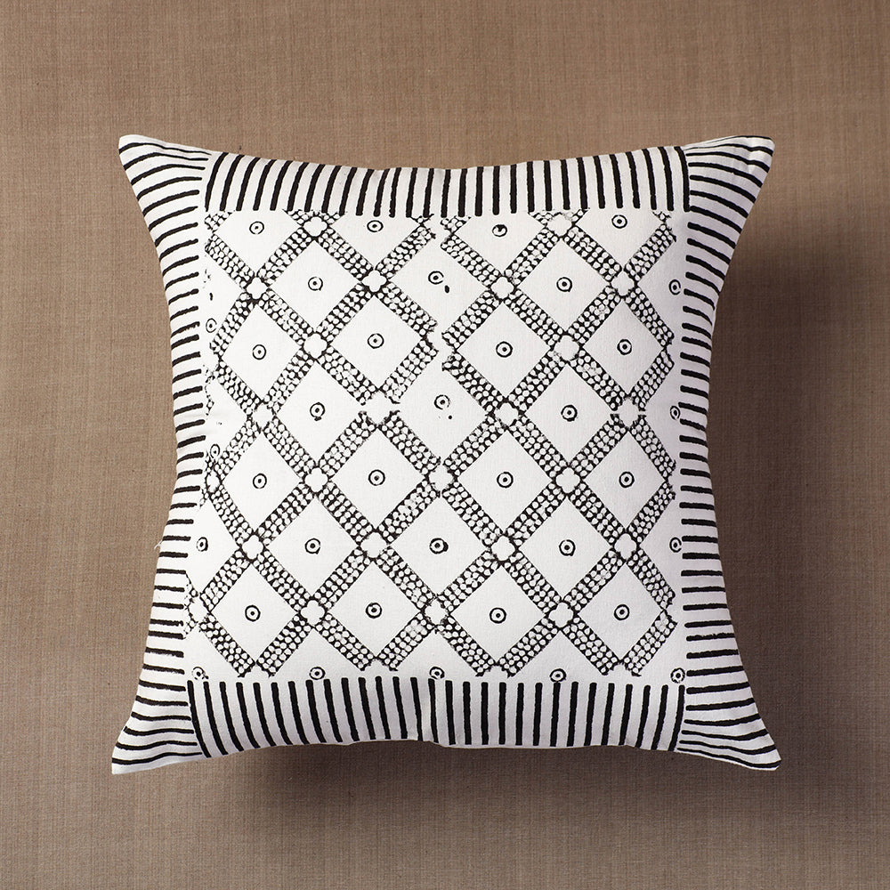 Block Printed Cushion Cover