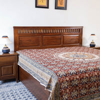 kalamkari double bed cover