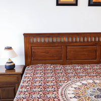 kalamkari double bed cover