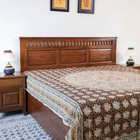 kalamkari double bed cover