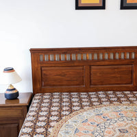 kalamkari double bed cover