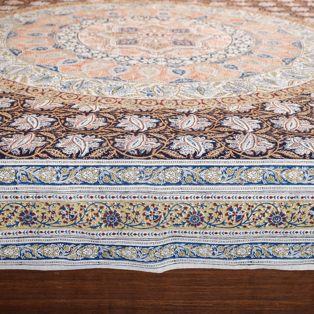 kalamkari double bed cover