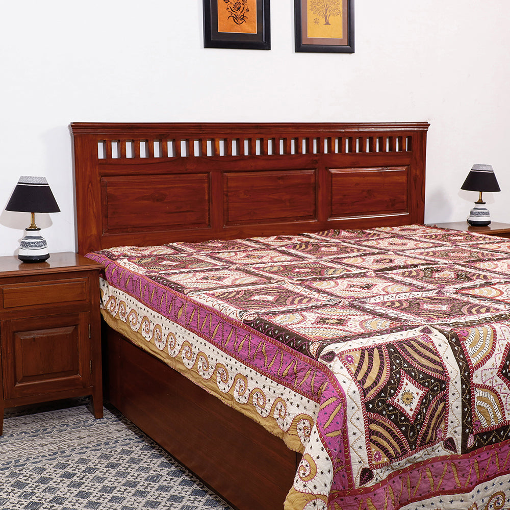 kantha double bed cover