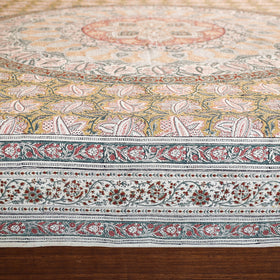 Buy Kalamkari Block Printed Natural Dyed Cotton Double Bedcover Online at iTokri.com