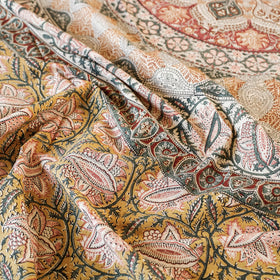 Buy Kalamkari Block Printed Natural Dyed Cotton Double Bedcover Online at iTokri.com