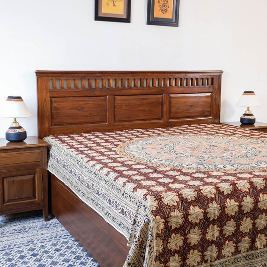 kalamkari double bed cover
