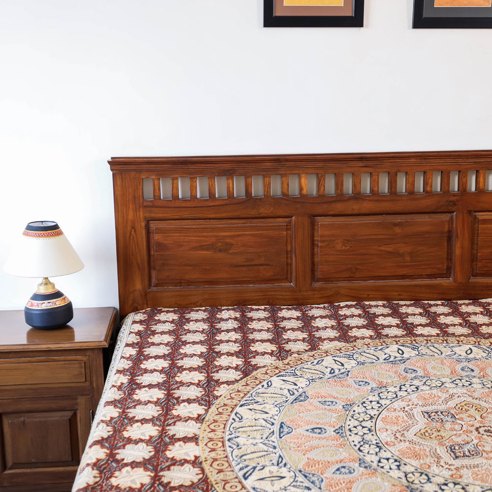 kalamkari double bed cover