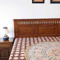 kalamkari double bed cover