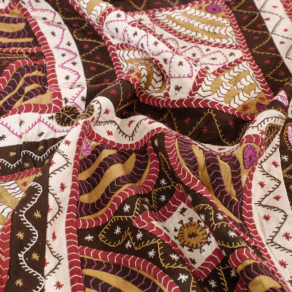 kantha double bed cover