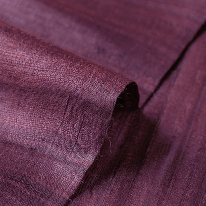 Plain Tussar Ghicha Silk Fabrics