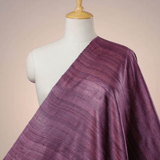 Plain Tussar Ghicha Silk Fabrics