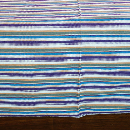 Multicolor - Pure Cotton Mangalagiri Single Bedcover (86 x 57 in)
