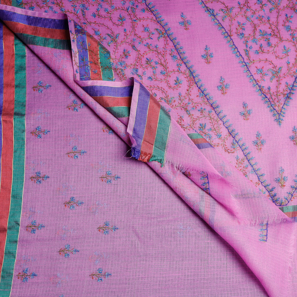 kashidakari embroidery saree