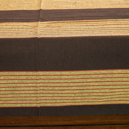 Multicolor - Jhiri Pure Handloom Cotton Single Bedcover (103 x 60 in)