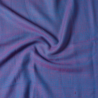 Purple - Kumaun Handwoven Pure Merino Wool Precut Fabric (1 meter)