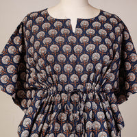 block printed kaftan 