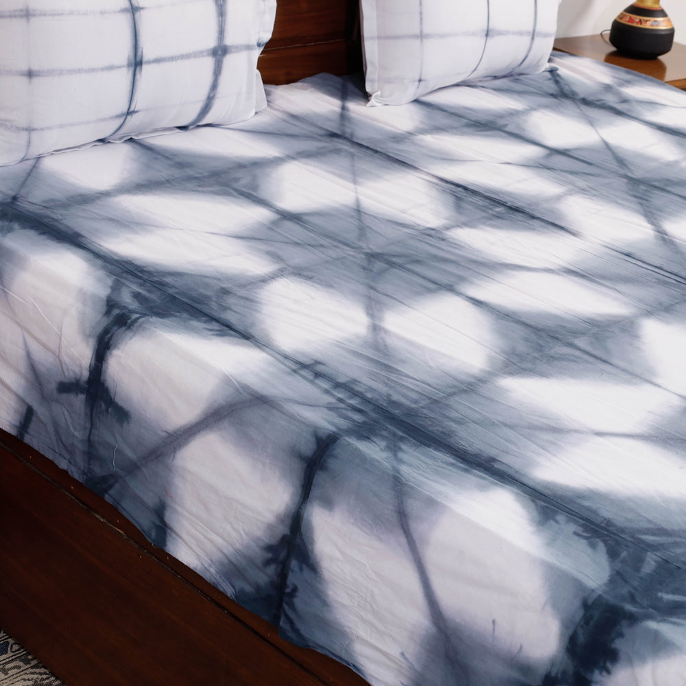 Shibori Double Bed Cover Set