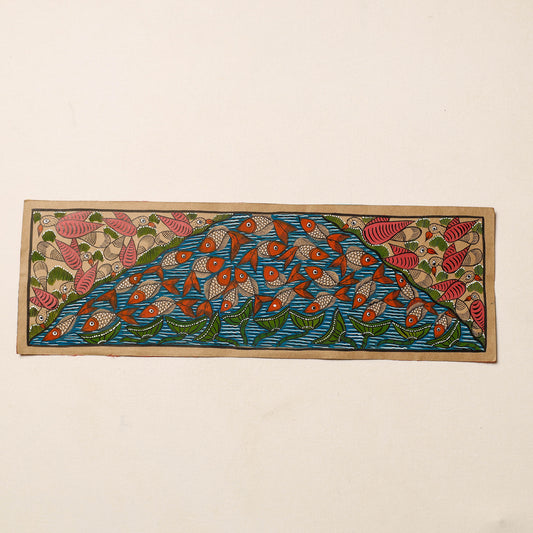 Handpainted Patua Painting by Laltu Chitrakar (7 x 22 in)