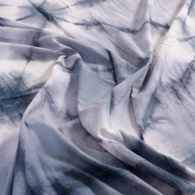 Grey Tie & Dye Cotton Double Shibori Bed Sheet Set