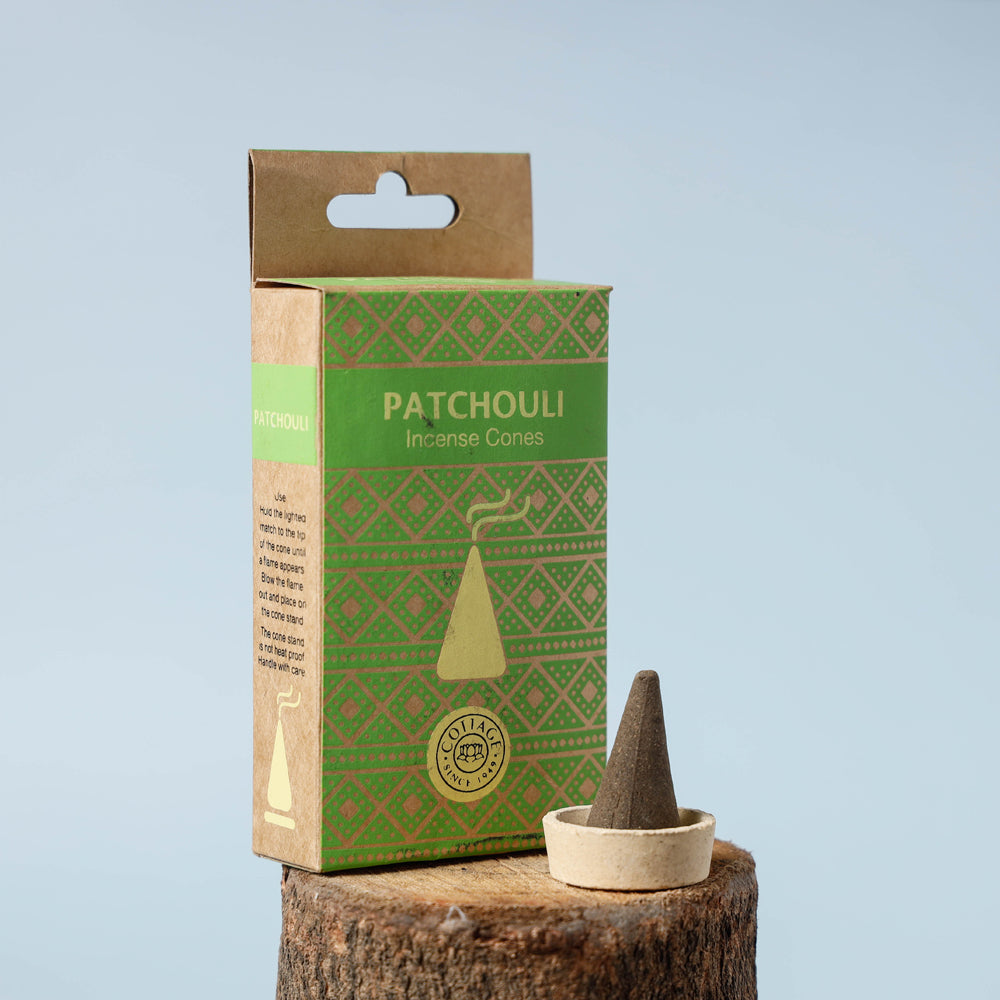 Patchouli - Sri Aurobindo Ashram Natural Incense Cones
