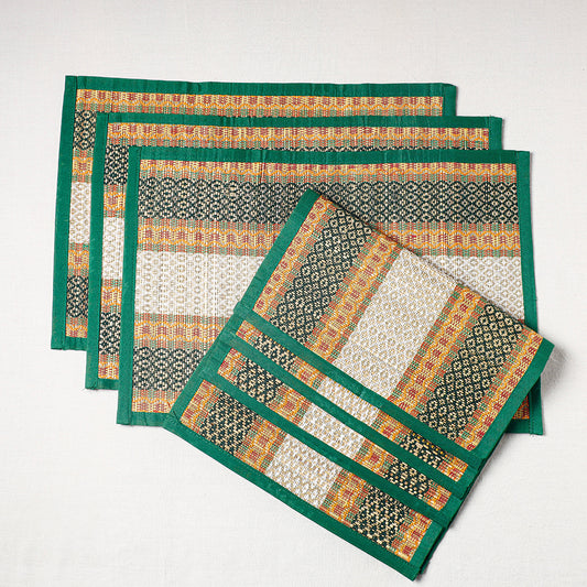 Madur Grass Table Mats of Midnapore (Set of 6)
