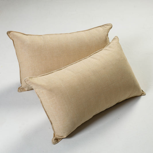 plain pillow covers set