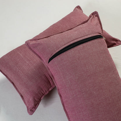 plain cotton pillow covers