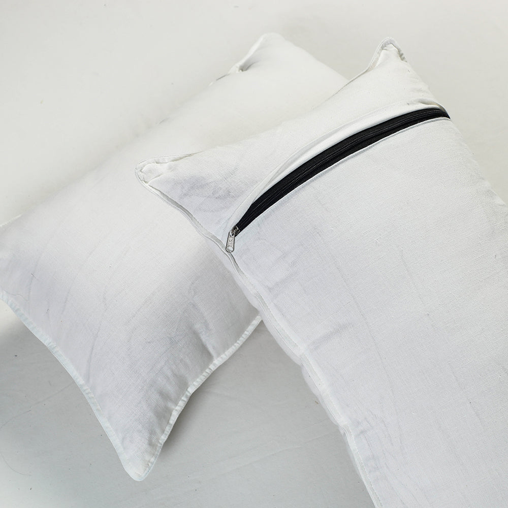 plain pillow covers set